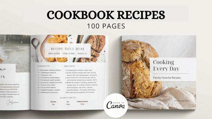 Bestseller - write quality recipe book, cookbook writer cookbook design cookbook formatting