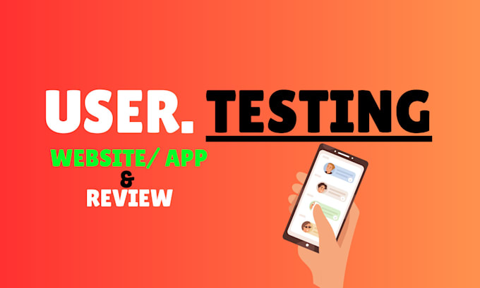 Bestseller - perform user testing for your ios andriod app, qa website testing review