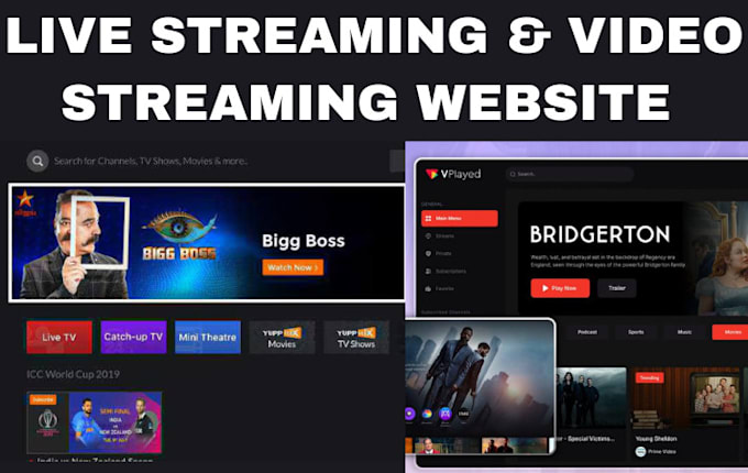 Gig Preview - Create live streaming website ott platform live tv website video website