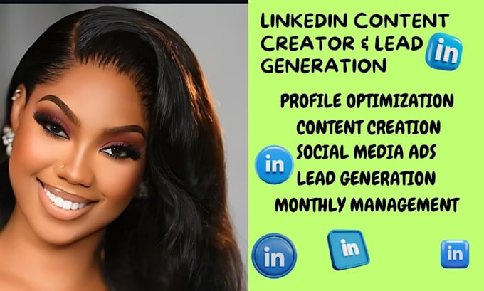 Bestseller - social media manager content creator linkedin b2b lead generation