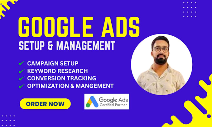 Gig Preview - Setup, optimize and manage google ads adwords PPC campaigns