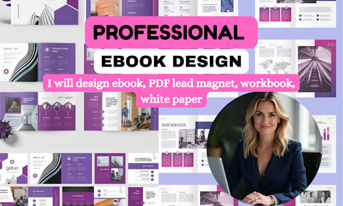 Gig Preview - Design ebook, PDF lead magnet, workbook, white paper