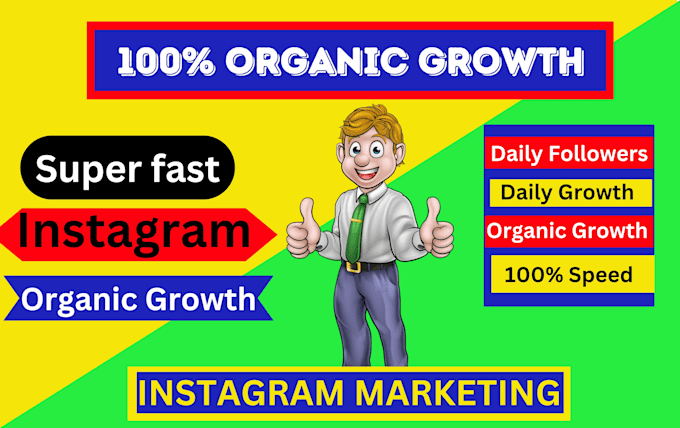 Bestseller - do super fast instagram organic growth with active audience