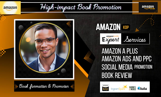 Bestseller - amplify your book sales with KDP amazon ads and social media marketing