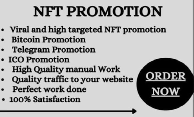 Gig Preview - Make nft marketing strategy and nft social media promotion