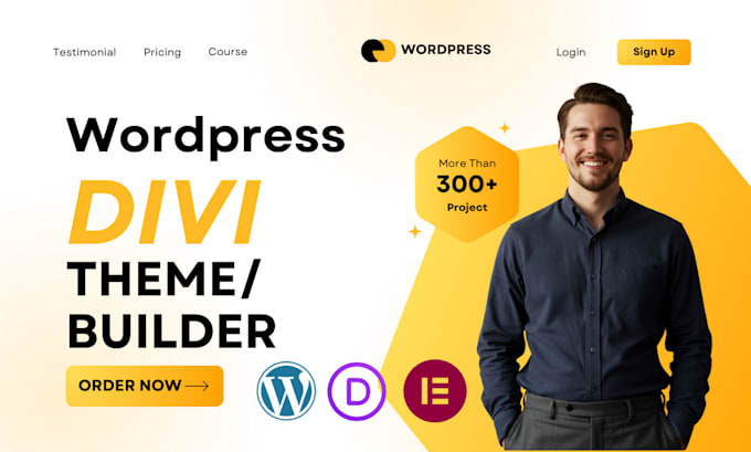 Gig Preview - Be divi expert for divi wordpress theme website, divi builder, redesign website