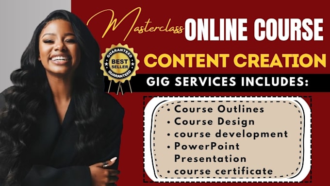 Bestseller - engaging online course content, elearning course development, course creation