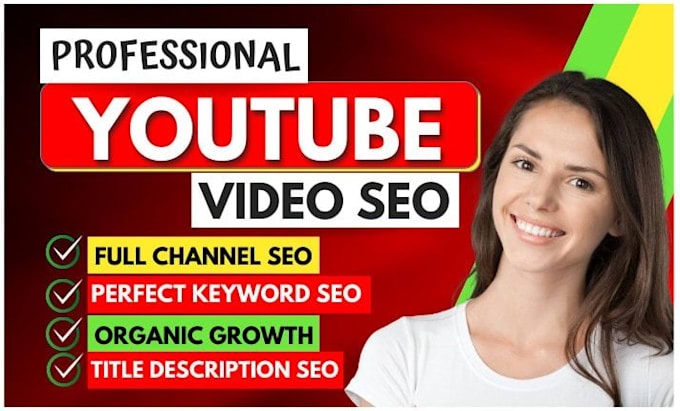 Gig Preview - Do youtube video SEO to boost views, subscribers, channel growth