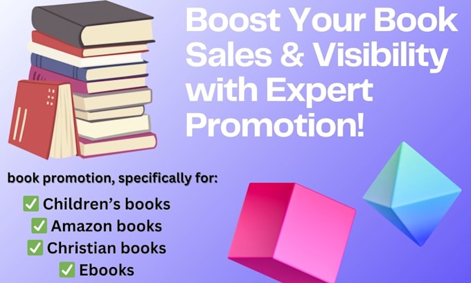 Gig Preview - Promote your amazon book ebook or christian book to targeted readers