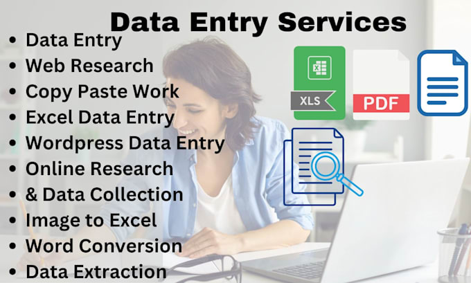 Bestseller - virtual assistant for data entry, web research, excel tasks, and web upload