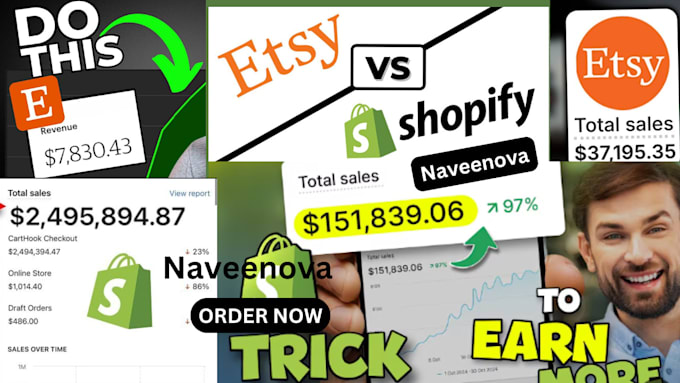 Bestseller - boost shopify sales, esty shop promotion, shopify dropshipping