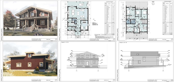 Gig Preview - Architect, draftsman of house permit drawings, autocad 2d floor plan, blueprints