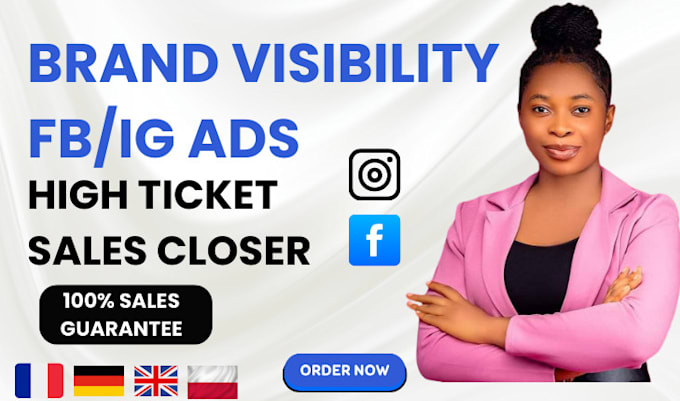 Gig Preview - Set up facebook ads campaigns for sales leads, sales closer and brand visibility