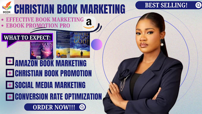 Gig Preview - Do productive bestselling christian book marketing, amazon kdp book promotion