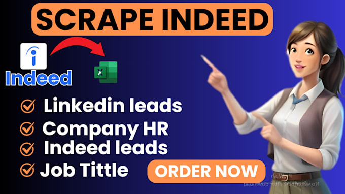 Bestseller - scrape indeed jobs posts company recruitment leads from indeed onboarding