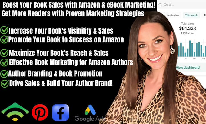 Gig Preview - Viral amazon book promotion, kindle book ebook marketing amazon optimization