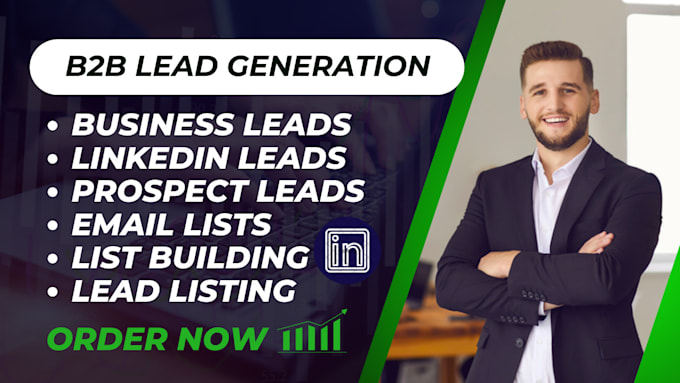 Bestseller - do b2b leads, linkedin lead generation, prospect email list, list building