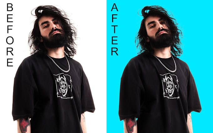 Bestseller - do bulk image background removal and photoshop editing