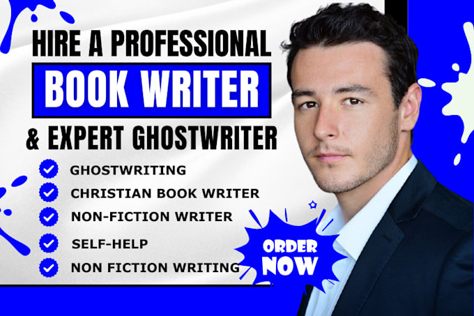 Gig Preview - Ghostwrite christain book ebook writer ghost book writer book writer self help