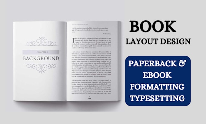 Gig Preview - Do book editing, formatting, layout design, and book typesetting for KDP