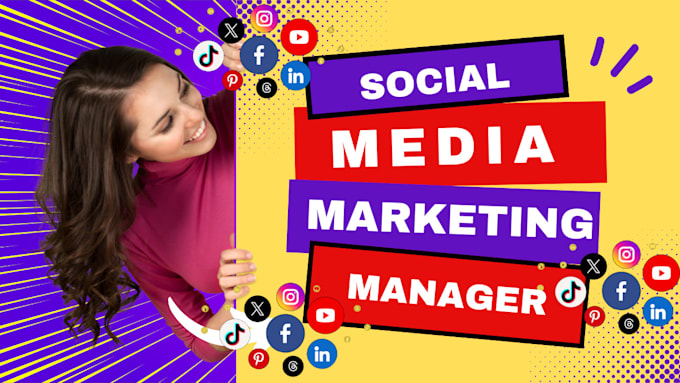 Gig Preview - Be your social media marketing manager, content creator and personal assistant