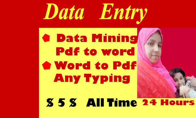 Gig Preview - Be your virtual assistant for data entry, mining, web research, copy paste, typ