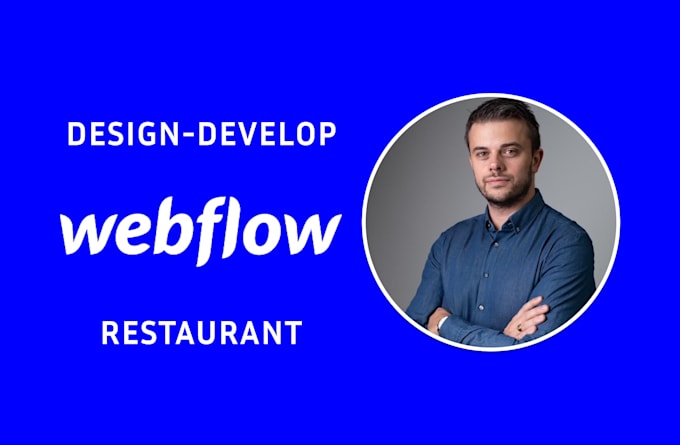 Gig Preview - Develop a webflow restaurant website for you