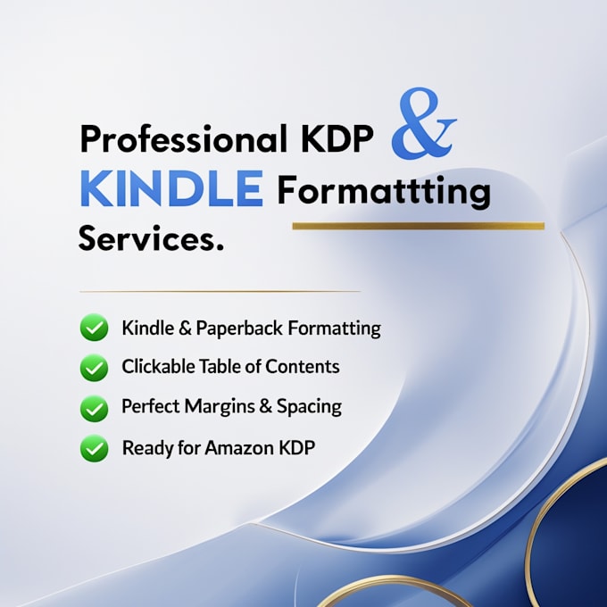 Bestseller - do perfect kindle ebook and KDP paperback formatting for self publishing