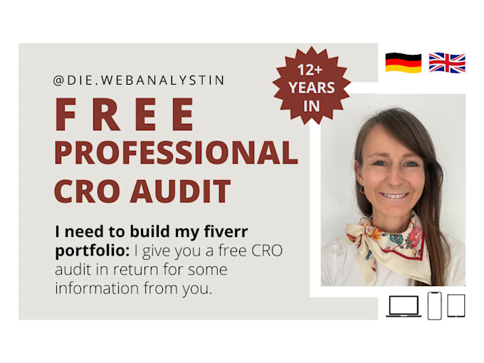 Gig Preview - Do a free professional cro audit