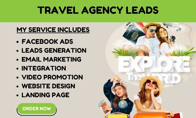 Bestseller - generate highly converting travel agency leads travel leads travel website