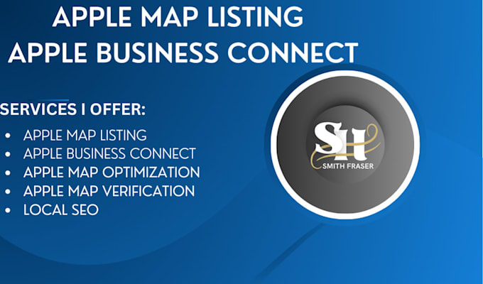 Bestseller - create verified apple map listing for your business setup apple business connect