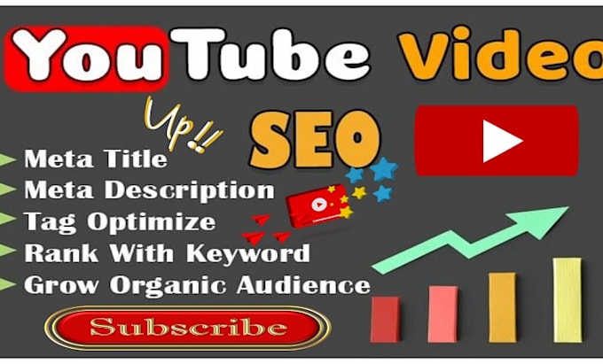 Gig Preview - Do youtube video SEO optimization, channel manager growth