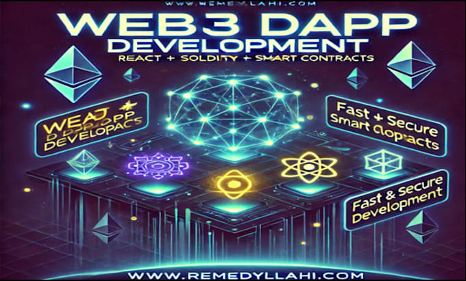 Gig Preview - Develop a fully functional web3 dapp with react and solidity