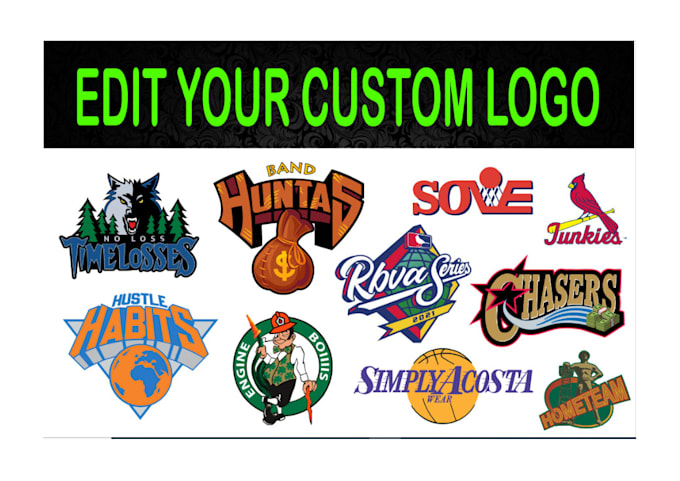 Gig Preview - Do custom nba, world series, all star, mlb, nfl, and parody