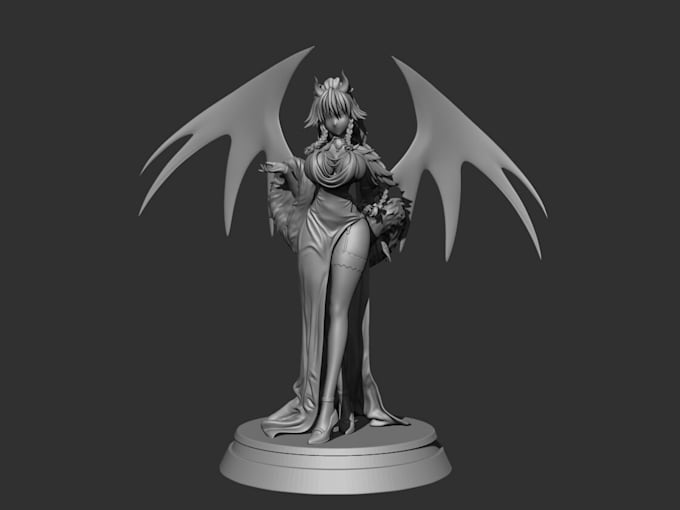 Gig Preview - Design nsfw anime figurine,anime character stl,erotic model,toy design,miniature