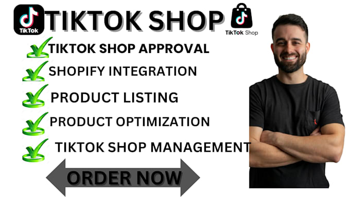 Bestseller - set up tiktok shop, manage tiktok shop