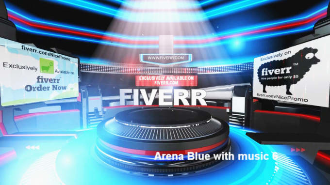 Gig Preview - Design 3d arena slides presentation promo video