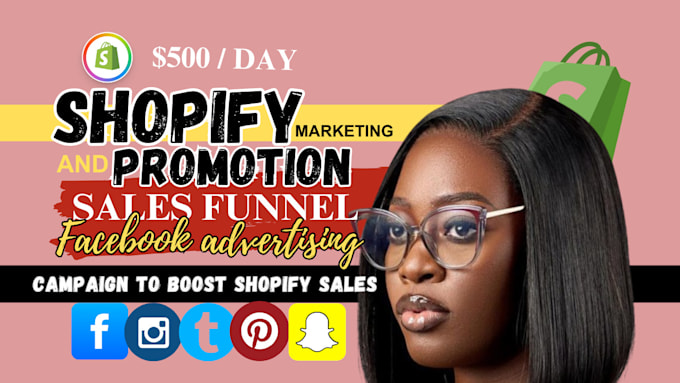 Gig Preview - Boost shopify store sales shopify dropshipping marketing shopify store promotion