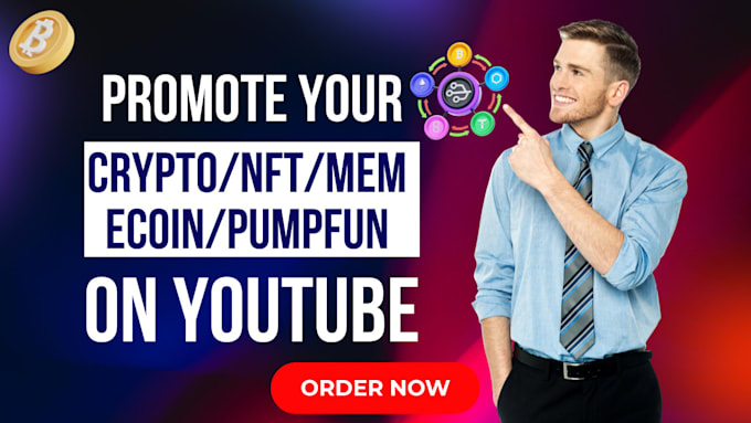 Bestseller - promote crypto youtube channel video shoutout to millions subscribers views