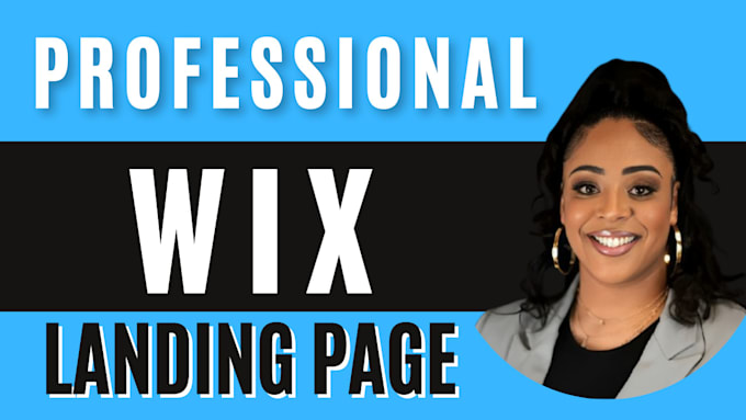 Gig Preview - Design or redesign wix website wix studio wix landing page wix online store