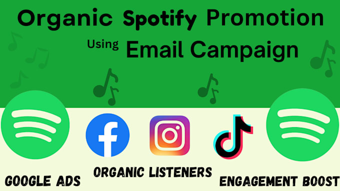 Bestseller - do  organic spotify promotion using email marketing campaign