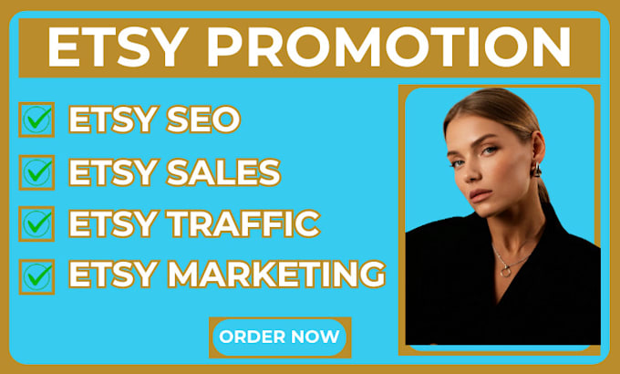 Bestseller - do etsy promotion to boost etsy traffic through ranking your etsy seo, amazon