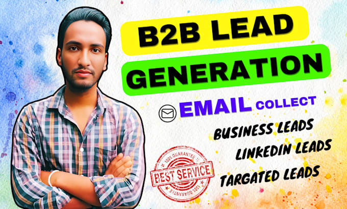 Gig Preview - Provide b2b lead generation,linkedin leads,prospect list,email list building