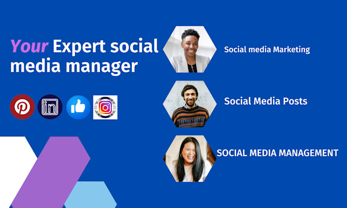 Gig Preview - Be your social media marketing manager and  content creator