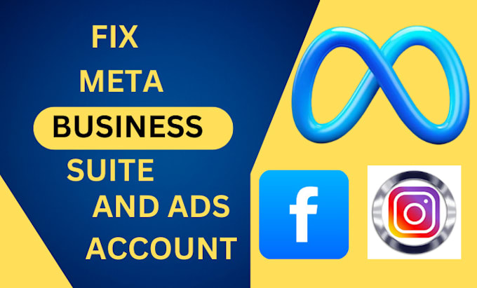 Bestseller - be your expert meta business suite and fix restricted ads account