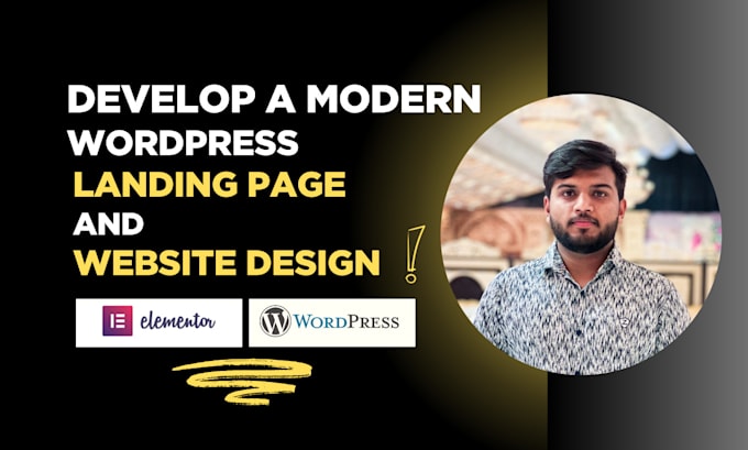 Gig Preview - Create responsive wordpress landing page design