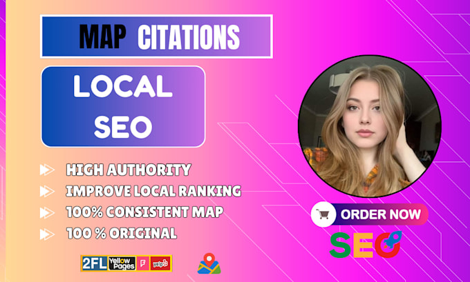 Gig Preview - Build local citations and directory submission link building for local SEO