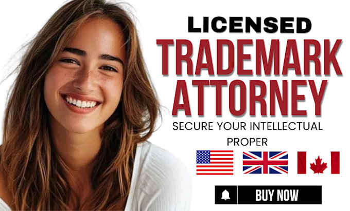 Gig Preview - Be your US, UK, canada licensed trademark attorney