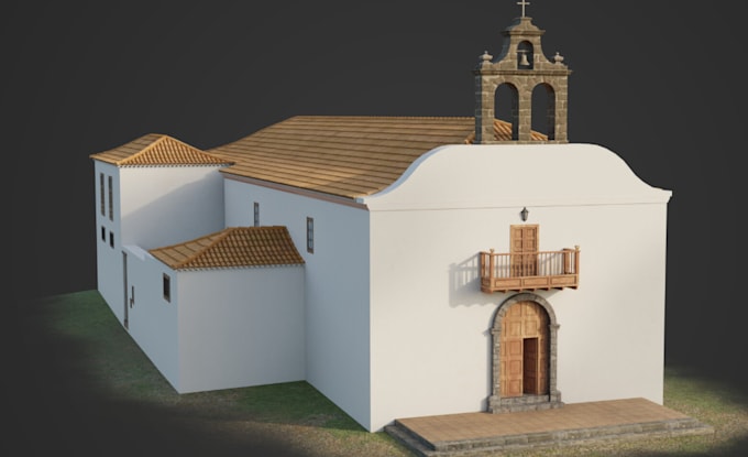 Bestseller - construct 3d classic worship place,church exterior,cgi lobby render,pulpit model