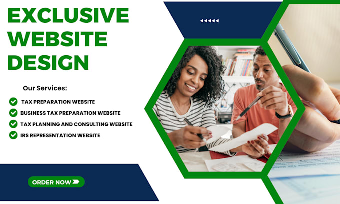 Gig Preview - Design tax website, tax landing page, tax website that will generate leads